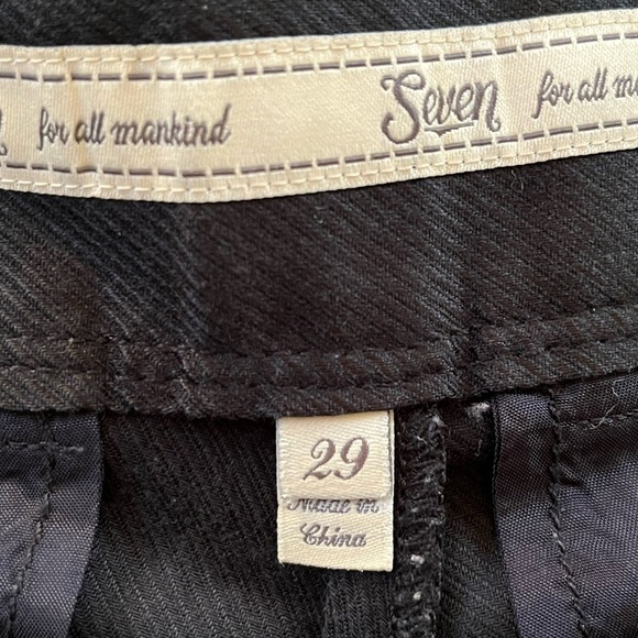 7 For All Mankind Ginger Style Dark Navy Bootcut Slacks Pants Size 29 Women’s - Picture 9 of 12